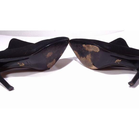 Vince Camuto Signature Amalfi Ankle Strap Booties Boots Sz 7.5 black - Picture 13 of 13